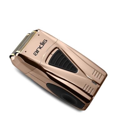 Andis 17220 Pro Foil Lithium Plus Titanium Shaver - Cord/Cordless, Turbocharged Men's Shaver with USB Charger - Copper - Buy Online on GoSupps.com