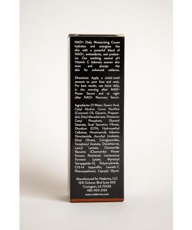 Naderma NAD+ Daily Moisturizing Cream | Revitalize Your Skin | International Shipping Available - Buy Online on GoSupps.com