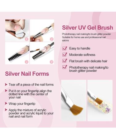 PECECOLOR Geln gel Starterset - 15ml Nail Extension Gel Kit with 20 Templates & Brush for Perfect Nails - Buy Online on GoSupps.com