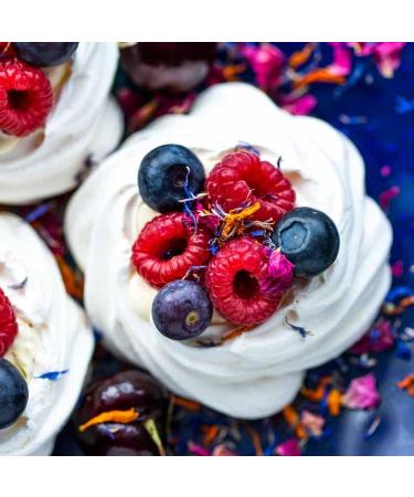 Moroccan Flame' - 50g- Dried Edible Flower Petals - Orange Marigold Red Rose and Blue Cornflower - Food Grade - Culinary - Cake - Bake - Decoration (350) Rose 50g - Buy Online on GoSupps.com