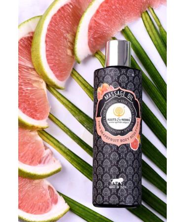 ROOTS AND HERBS Body Massage Oil Warmer - Cold-Pressed Black Seed Oil Wintergreen & Eucalyptus - Ayurvedic Massage Oil for Therapy - 6.76 oz Pink Grapefruit - Buy Online on GoSupps.com