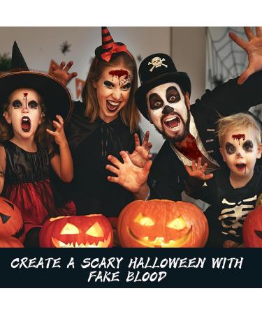 Shop Halloween Fake Blood Makeup Spray | Zombie Vampire & Clown Costume FX Red Blood Splatter - Buy Online on GoSupps.com