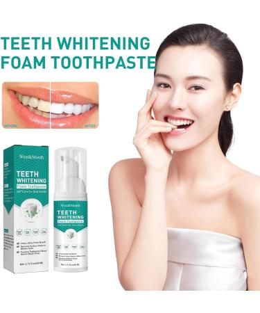 Ultra-Fine Saveuppro Teeth Whitening Mousse - Deep Clean Foam Toothpaste for Intensive Stain Removal & Whiter Teeth | Buy Internationally - Buy Online on GoSupps.com