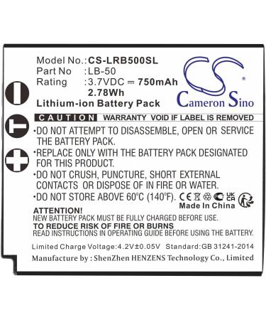 Battery Replacement for Lectrosonics SSM Micro Transmitter & IFBR1B Receiver - Long-lasting LB-50 Battery for Enhanced Performance - Buy Online on GoSupps.com