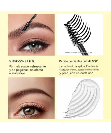 Eyebrow pencil - Dual-ended eyebrow gel with 4 tips - Smudge-proof makeup accessories for women and men office gym dates - Buy Online on GoSupps.com