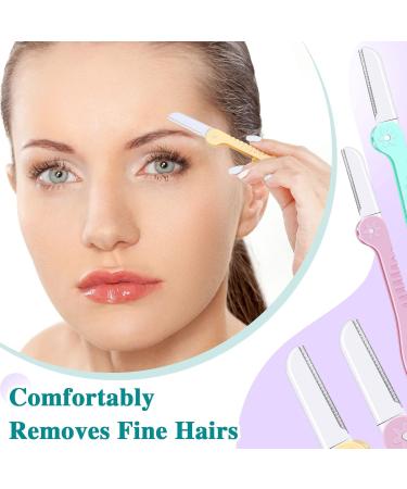 4-Piece Foldable Eyebrow Razor Set for Women & Men | Facial Hair Remover & Shaver - Buy Online on GoSupps.com