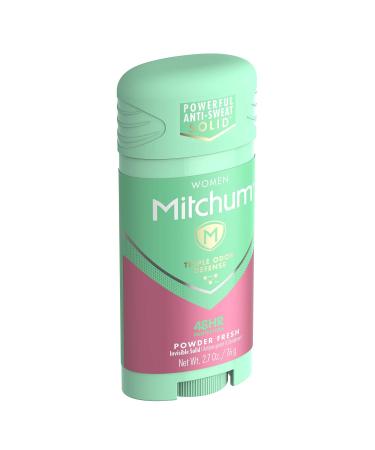 Mitchum Women Advanced Anti-Perspirant & Deodorant 2.7 oz, Pack of 5 - Powder Fresh Invisible Solid - Buy Online on GoSupps.com
