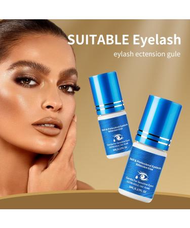 Extra Strong Eyelash Extension Glue - 5ml Smokeless Formula for Sensitive Eyes | 6-7 Week Hold | Professional Quality Eyelash Glue - Buy Online on GoSupps.com