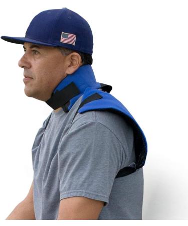 Pro Ice Scapula/Cervical Cold Ice Wrap with Inserts - Fast Pain Relief - Buy Online on GoSupps.com