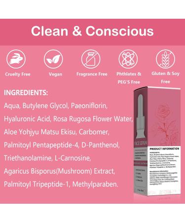 3 Pack Hyaluronic Acid Serum with Rosa Rugosa - Enhanced Hydration & Skin Balance (1fl.oz each) | Buy Internationally - Buy Online on GoSupps.com