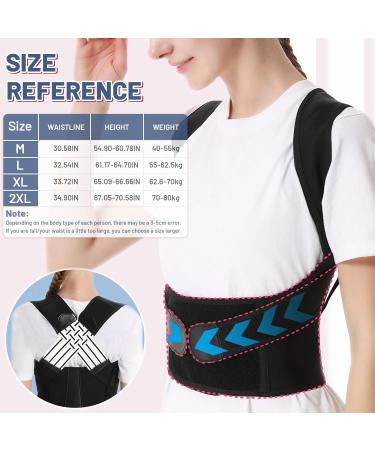 Opakawpop Adjustable Back Posture Belt | Breathable Back Support Brace | Posture Corrector for Men and Women | XXL Size - Buy Online on GoSupps.com