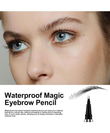 Thin Eyebrow Pencil - Eyebrow Tint Pen Brow Liner | 2 Tip Waterproof Brow Pencil Long-Lasting Brow Pen Eyebrow Liner Smudge Proof Eye Brow Pencils 03# - Buy Online on GoSupps.com