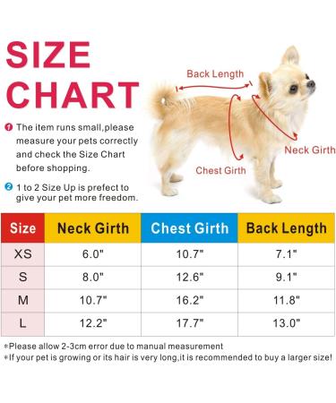 Dog Cat Coat with Leash Anchor & Color Patchwork, Padded Jacket Vest for Puppies & Kittens - Medium Rose Red - Buy Online on GoSupps.com