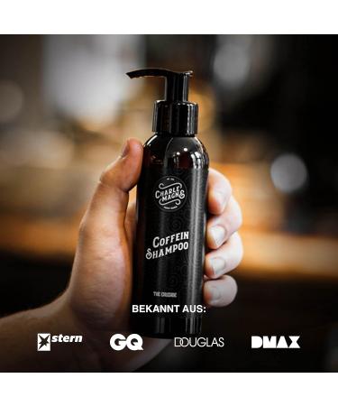 Charlemagne Caffeine Shampoo Set for Men - Anti-Hair Loss 3 Pack (200ml Each) - Strengthen & Revitalize Hair - Buy Online on GoSupps.com