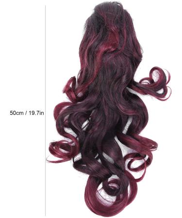 Long Curly Ponytail Wig Claw Clip Hair Extensions Wig for Parties Halloween Cosplay and Daiuly Wear Hairpiece Women Female Wavy Wig 50cm(1) - Buy Online on GoSupps.com
