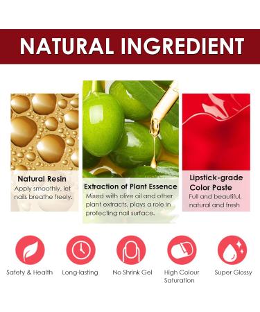 Christmas Nail Polish Set 6Pcs Glitter Green Red Black White Brown Nail Varnish Set Classic XMAS Series Quick Dry & Long Lasting Nail Gel for Nail Art Design - Christmas Gifts for Women 6Pcs Christmas - Buy Online on GoSupps.com