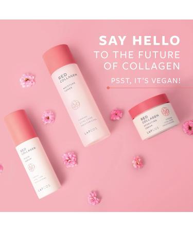 LAPCOS Red Collagen Hydrating Cream | Vegan Face & Neck Moisturizer for Plump Nourished Skin | Niacinamide Infused - 1.69 Fl Oz - Buy Online on GoSupps.com