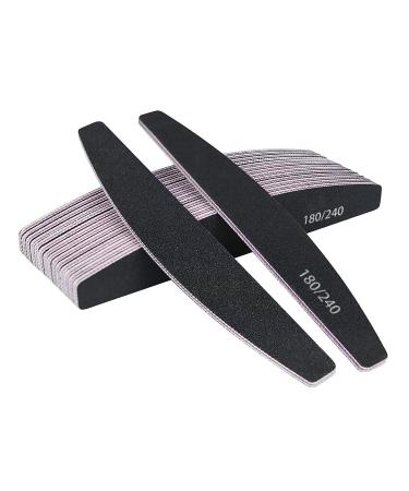 Uraqt 16 pieces nail file 180/240 nail files double -sided double -sided disposable nail file nail files for gel nails nail files disposable core in purple Geln gel Tools & accessories (black) - Buy Online on GoSupps.com