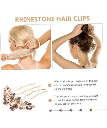 minkissy Hair Comb Hair Accessories for Girls Rhinestone Hair Clips Rhinestone Side Comb Hair Side Comb Girl Hair Accessories Hair Accessories for Women Metal Rhinestones Hair Piece Mother - Buy Online on GoSupps.com