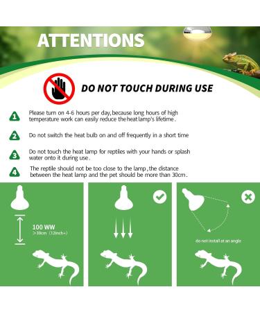 TobeBright Reptile Heat Lamp Bulb 80W Dimmable UV Bulb E27 Warm White Light Basking Spot Bulb UVA UVB Bulb Heat Bulb for Reptiles Habitats Puppy Terrarium and Vivarium-1Pack - Buy Online on GoSupps.com