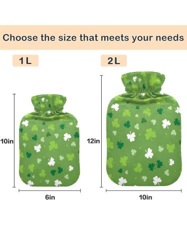 Naanle Clover ST Hot Water Bottle - 1L for Heat & Cold Therapy Bed Warmer Hand & Foot Warmer Pain Relief - Buy Online on GoSupps.com