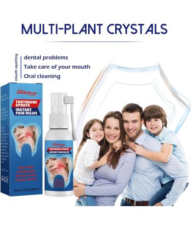 Toothache Relieving Spray Tooth Pain Relief Instant Teeth Treatment Relief Toothache Sprays Rapid Relief Dental Spray Toothache Muscle Pain Sprays Remedies Teeth & Gums Spray Oral Care Spray - Buy Online on GoSupps.com