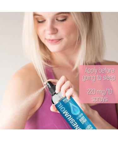 Natural Magnesium Oil Spray with Dead Sea Salt - Potent Alternative to Lotion and Cream - Buy Online on GoSupps.com