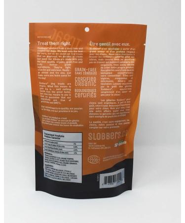 Slobbers Organic Dog Treats Pumpkin Love Dog Treat - 200g - Buy Online on GoSupps.com