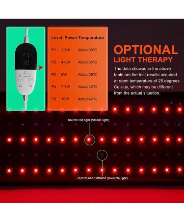 USUIE Red Light Therapy Belt - Infrared LED Device for Pain Relief, Weight Loss - Flexible Wrap with Timer for Back, Shoulder, Waist - Great Gift for Men and Women - Buy Online on GoSupps.com
