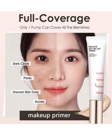 Fine Silk Veil Art Primer - Pore Covering & Smoothing Corrective Cream | Tfit Makeup Base - Set of 3 for Flawless Skin - Buy Online on GoSupps.com