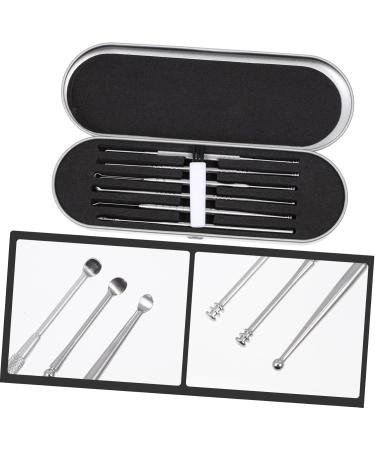 FOMIYES Stainless Steel Ear Spoon Set - Portable Ear Wax Removal Tools | Practical Ear Cleaning Kit | International Shipping Available - Buy Online on GoSupps.com