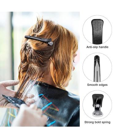 Pack of 12 Sectioning Hair Clips with Silicone Bands - Essential Hairdressing Accessories & Supplies - Buy Online on GoSupps.com