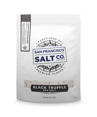 Italian Black Truffle Salt 5 oz. Resealable Pouch - San Francisco Salt Company Truffle 5 oz