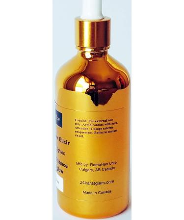 Luxury 24K Bulgarian Rose Otto Elixir 100ml / 3.4 fl oz. Collagen Production & Moisturizer - Buy Online on GoSupps.com