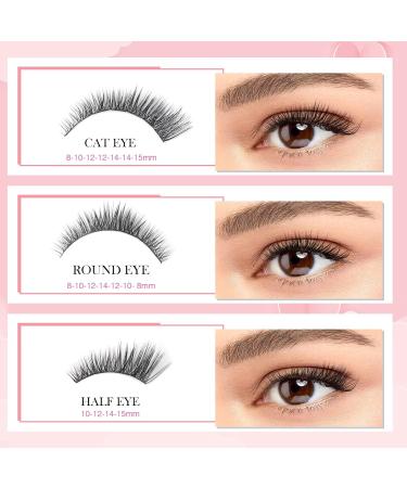 Glowing Win Single Eyelashes Extensions - 144 PCS DIY Cluster Lashes 8-16mm | Natural Wispy Individual False Eyelashes - Buy Online on GoSupps.com