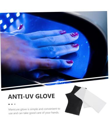FOMIYES 2 Pairs Pink Gloves Sun Gloves Nail Art Accessory Nail Anti-uv Gloves Anti-uv Gloves for Gel Nails Uv Gloves for Gel Nail Lamp Uv Gloves for Nail Nylon Manicure Accessories - Buy Online on GoSupps.com
