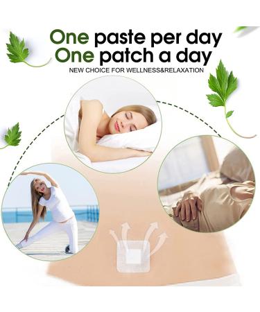 Mugwort Navel Stickers - 30 PC Natural Herbal Belly Patches for Detox & Stress Relief - Buy Online on GoSupps.com