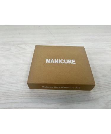 Professional 16-Piece Manicure/Pedicure Kit in Violet Leather Case - Stainless Steel Nail Care Tools for Men and Women - Perfect Gift for Thick Nails! - Buy Online on GoSupps.com