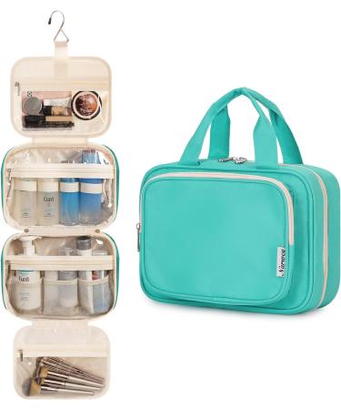 Narwey Hanging Travel Toiletry Bag - Teal (Medium) | Women's Wash Bag & Makeup Organizer - Buy Online on GoSupps.com
