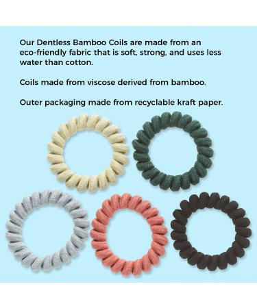 Goody Planet Goody Elastic Thick Hair Coils - 5 Count Neutral Pack - Hair Accessories for Women and Girls - Ideal for Medium to Thick Hair - Buy Online on GoSupps.com