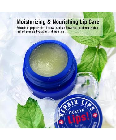OUKEYA Lip Balm 0.25 Ounce Medicated Lip Chapstick Medicated w/Beeswax Petrolatum Peppermint Oi 100% Natural Ingredients Medicated Lip Balm Lip Moisturizer for Echapped Lips Treatment Severe Lip balm 0.25Ounce(1 Count) - Buy Online on GoSupps.com