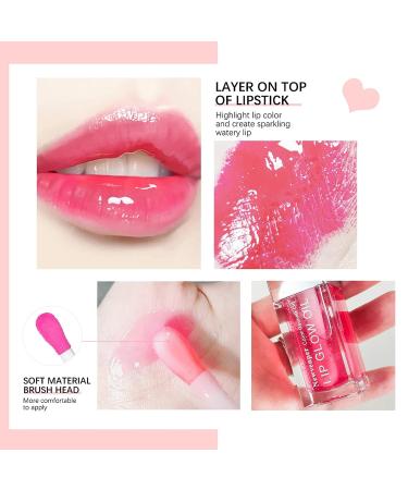 Hydrating Cherry Lip Glow Oil - Long Lasting Plumping Gloss for Moisturizing, Repairing Lip Lines, and Preventing Dry Cracked Lips - Buy Online on GoSupps.com