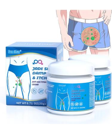 Men's Fast-Acting Anti-Itch Cream - Natural Moisturizing Lotion for Long-Lasting Itch Relief - 20g (2pcs) - Buy Online on GoSupps.com