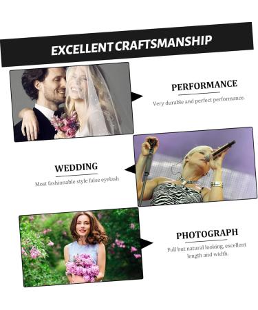 3Pairs halloween false eyelashes Eye Lashes Extension for Halloween Artificial Eyelashes fake lash false eyelashes magnetic Makeup Eyelash Miss multicolor decorate imported fiber - Buy Online on GoSupps.com