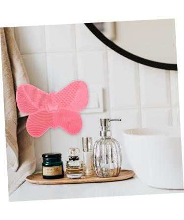 Buy Silicone Scrub Pad for Makeup Cleaning | Beauty Tool & Cosmetic Brush Cleaner - 23x17cm Pink - Buy Online on GoSupps.com