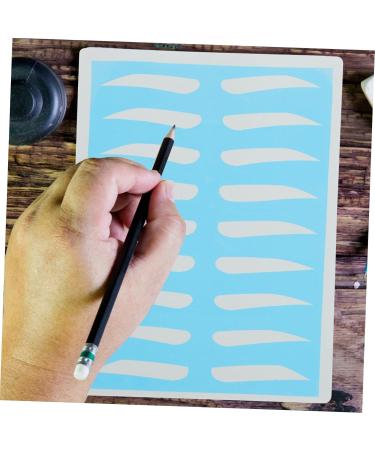 minkissy 8 Pairs Tools Stencils For Eyebrow Shaping Eyebrow Practice Skin Thrush Card Shaping - Buy Online on GoSupps.com