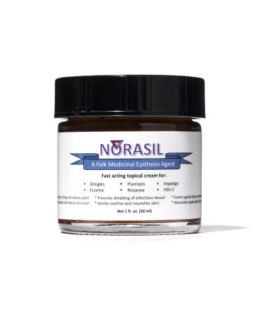Norasil Medicated Cream - for Eczema Shingles Psoriasis Rosacea Dermatitis and Other Skin Conditions - Healing Relief for Itching Pain and Inflammation with Hydrocortisone