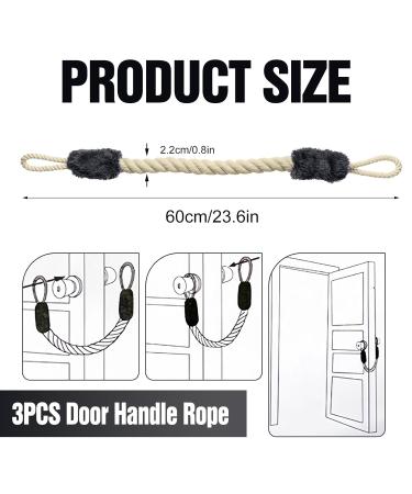 Sternen Hour Door Protection 3-Piece Cotton Clamping Protection for Kids & Pets Black Finger Guard - Buy Online on GoSupps.com