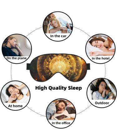 Shop Bronze Century Gears Clock Soft Sleep Eye Mask | Breathable Female Eye Patch for Travel & Relaxation - Buy Online on GoSupps.com