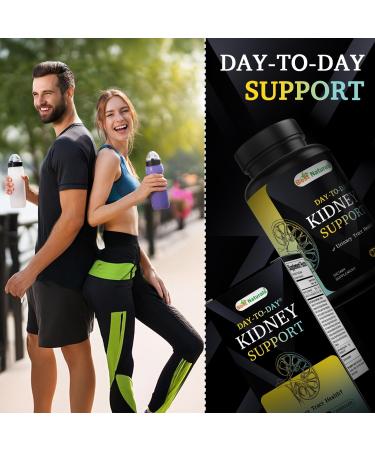 Best Naturals Day-to-Day Kidney Support with Cranberry Fruit Vitamin C B12 D-Mannose Uva Ursi Juniper Berry Parsley Leaf 90 Veg Capsules - Buy Online on GoSupps.com